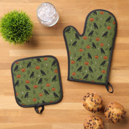 Raben ofenhandschuh & Topflappen-Set