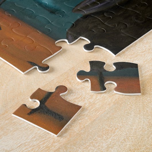 Raben-Regen Puzzle (Seite)