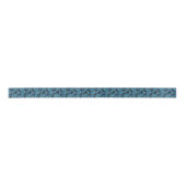 Raben-Satinband in Blau Satinband (Vorderseite)
