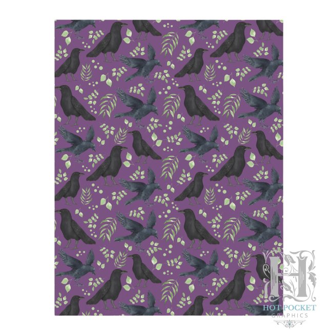 Raben Scrapbook Papier in Lila (Von Creator hochgeladen)