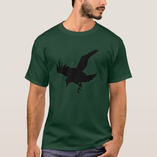 Raben-Silhouette T-Shirt (Vorderseite)