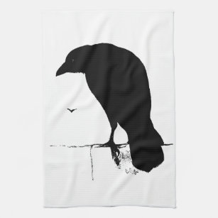Krahen Silhouette Haustier Wohndekoration Haustierzubehor Zazzle De
