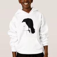 Raben-Silhouette - Vintage-Goth-Raben und Krähen
