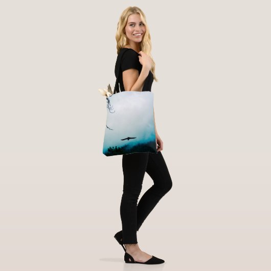 Raben-Taschen-Tasche Tasche (Am Model)