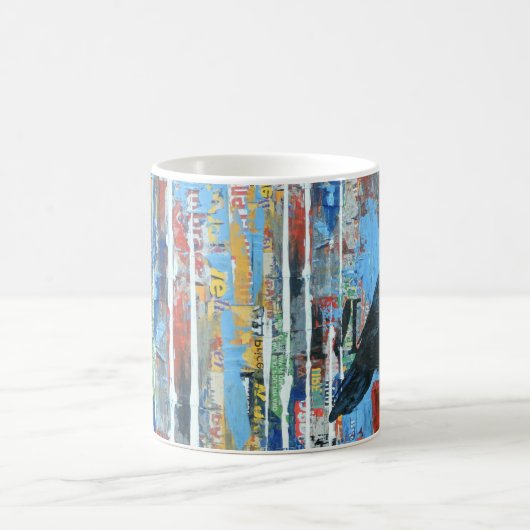 Raben-Tasse Kaffeetasse (Mittel)