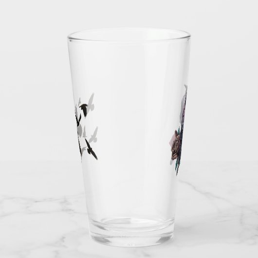 Raben Trinken oder Bierglas Glas (Rechts)