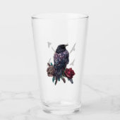 Raben Trinken oder Bierglas Glas (Vorderseite)