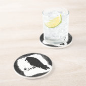 Raben-Untersetzer Untersetzer (Seite)