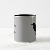 Raben-verrückte Tasse (Mittel)