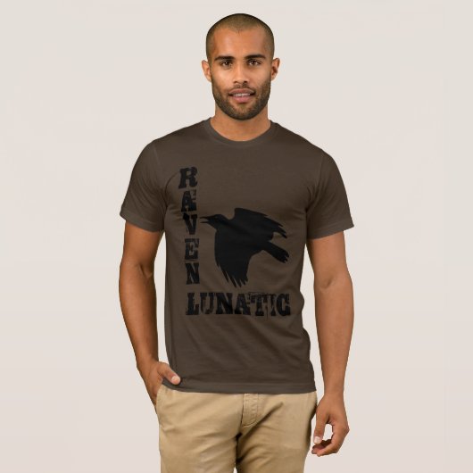 Raben-verrücktes T-Shirt (Vorne ganz)