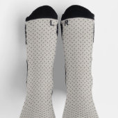 Raben-Vogel-Muster Dark Academia Socken (Oben)