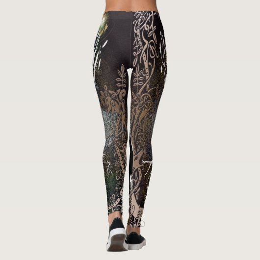 Raben von Odin Leggings (Rückseite)