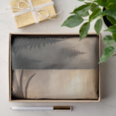 Raben-Wald-Silhouette-Decoupage-Papier Seidenpapier (Geschenk)