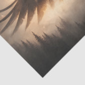 Raben-Wald-Silhouette-Decoupage-Papier Seidenpapier (Ausschnitt)