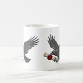 Rabenbote Dunkle Macabre Kunst Gothic Liebe Kaffeetasse (Mittel)