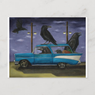 Rabenfahrt Postkarte
