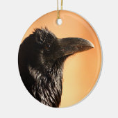 Rabengesicht Keramik Ornament (Links)