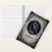 Rabenheft – Geschenk zur Gothic Dark Academia Notizblock (Innen)