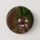 Rabenkirrel Button (Vorderseite)