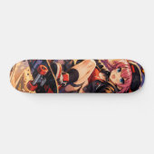 Rabenmädchen skateboard (Horizontal)