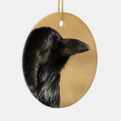 Rabenprofil Keramik Ornament (Rechts)