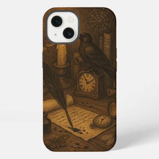 Rabenpult iPhone Hülle (Rückseite)