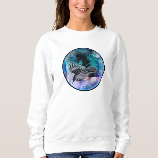 RABENVOLLMONDNACHTFLUG SWEATSHIRT (Vorderseite)