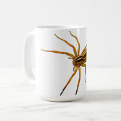 Rabid Wolf Spider (Rabidosa rabida) Kaffeetasse (Vorderseite Links)
