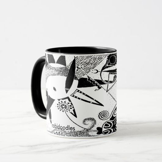 rabidoodles #1 Tasse (Vorderseite Links)