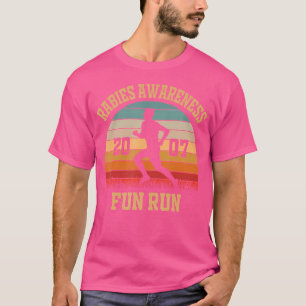 Rabies Awareness Fun Run Funny TV Comedy Running T-Shirt