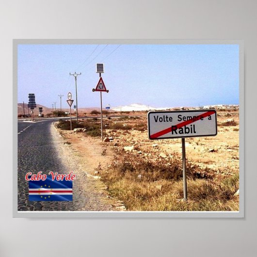 Rabil - Toponyme Platte - Poster (Vorne)