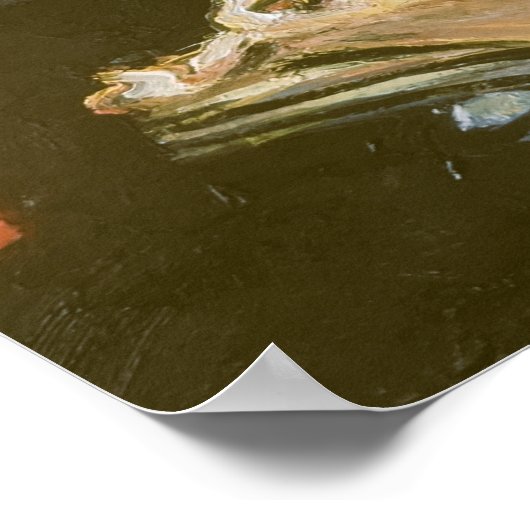 Rabindranath Tagore Art Poster (Ecke)