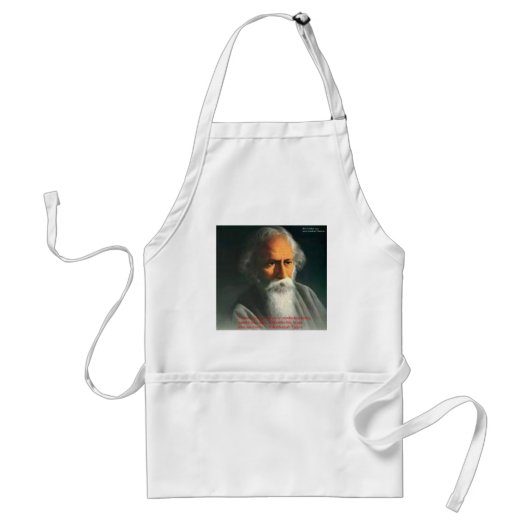 Rabindranath Tagore Liebe Zitat Geschenke & Karten Schürze (Vorne)
