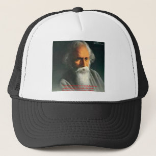 Rabindranath Tagore Liebe Zitat Geschenke & Karten Truckerkappe