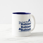Rabinowitz Rabinowitz u. Rabinowitz Zweifarbige Tasse (VorderseiteRechts)