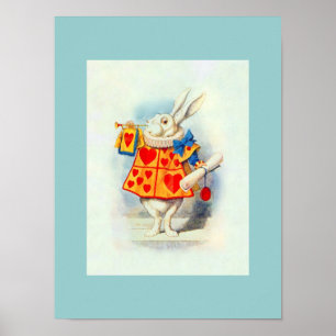 Rabit in der Alice im Wunderland ~ Poster