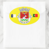 Rabo de Peixe Oval Sticker (Tasche)