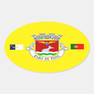 Rabo de Peixe Oval Sticker