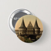 Rabot Tor, Gent, Belgien Button (Vorne & Hinten)