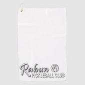 Rabun Pickleball Golfhandtuch (Vorderseite)