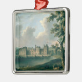 Raby Schloss Silbernes Ornament (Links)