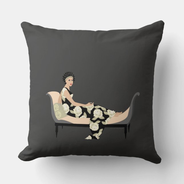 Racamier auf Holzkohle Kissen (Vorderseite)