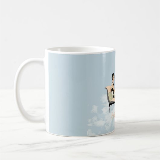 Racamier in den Wolken Kaffeetasse (Links)
