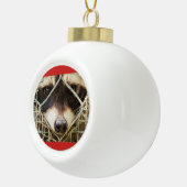 Raccon auf Keramik Ball Ornament (Rechts)