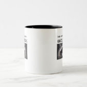 Raccon Java für den Covid 19 Zweifarbige Tasse (Mittel)