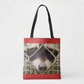 RACCON TOTE BEUTEL TASCHE (Vorderseite)