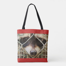 RACCON TOTE BEUTEL TASCHE