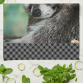 Raccoon 001 geschirrtuch (Gefaltet)