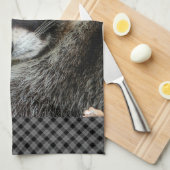 Raccoon 001 geschirrtuch (Viertel Falte)