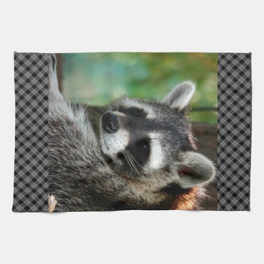 Raccoon 001 geschirrtuch (Horizontal)